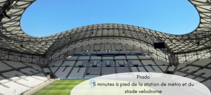 T4 Prado Velodrome Plage 3 Chambres Марсель Экстерьер фото